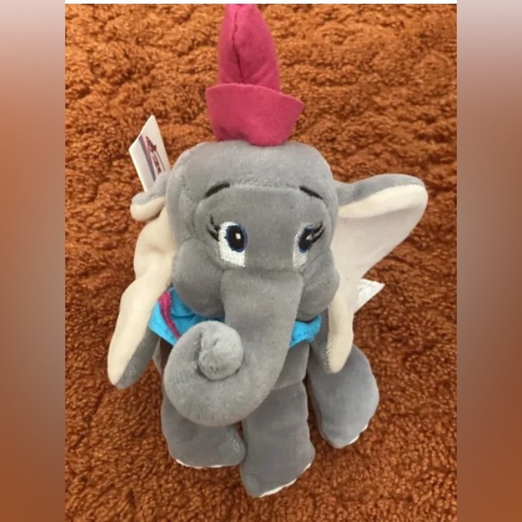 Other - Disney Store Dumbo Flying Elephant About 8” Bean Bag Plush Animal Toy With Tag.